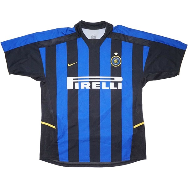 Tailandia Camiseta Inter Milan Primera Equipación Retro 2002 2003 Azul